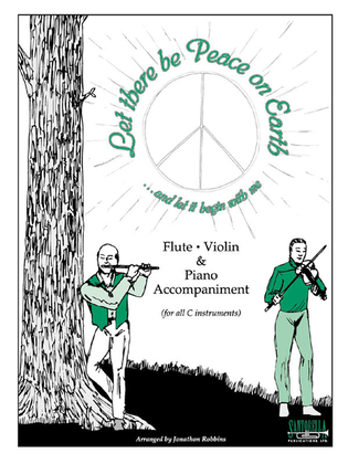 Book cover for Let There Be Peace On Earth for Flute and Piano