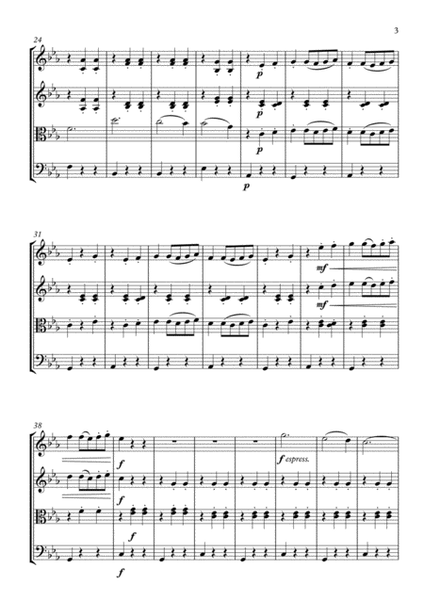 Waltz 2 - From Suite Jazz Nº 2 - D. Shostakovich - For Strings Quartet (Full Score and Parts)