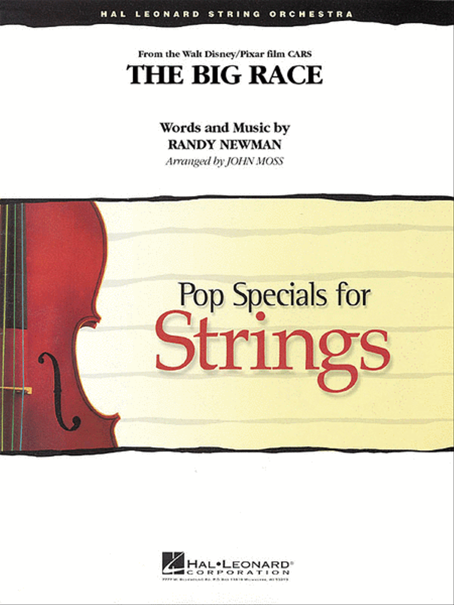 The Big Race (from Cars) String Orchestra scores gallery preview page 1