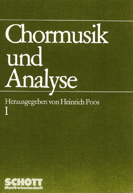 Chormusik Und Analyse Vol.1 Texte