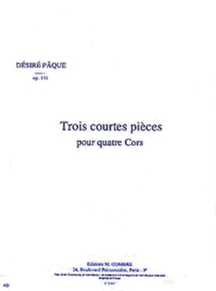 Courtes pieces (3) Op. 131