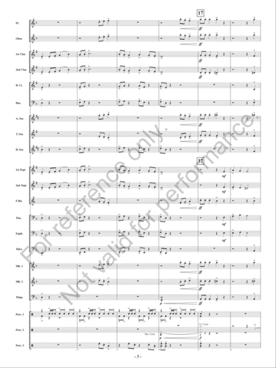 Dragonflight at Dawn Dragonflight at Dawn Concert Band scores gallery preview page 6