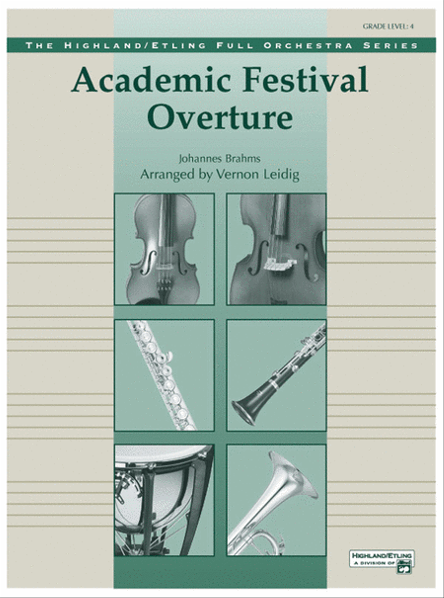 Academic Festival Overture Full Orchestra scores gallery preview page 1