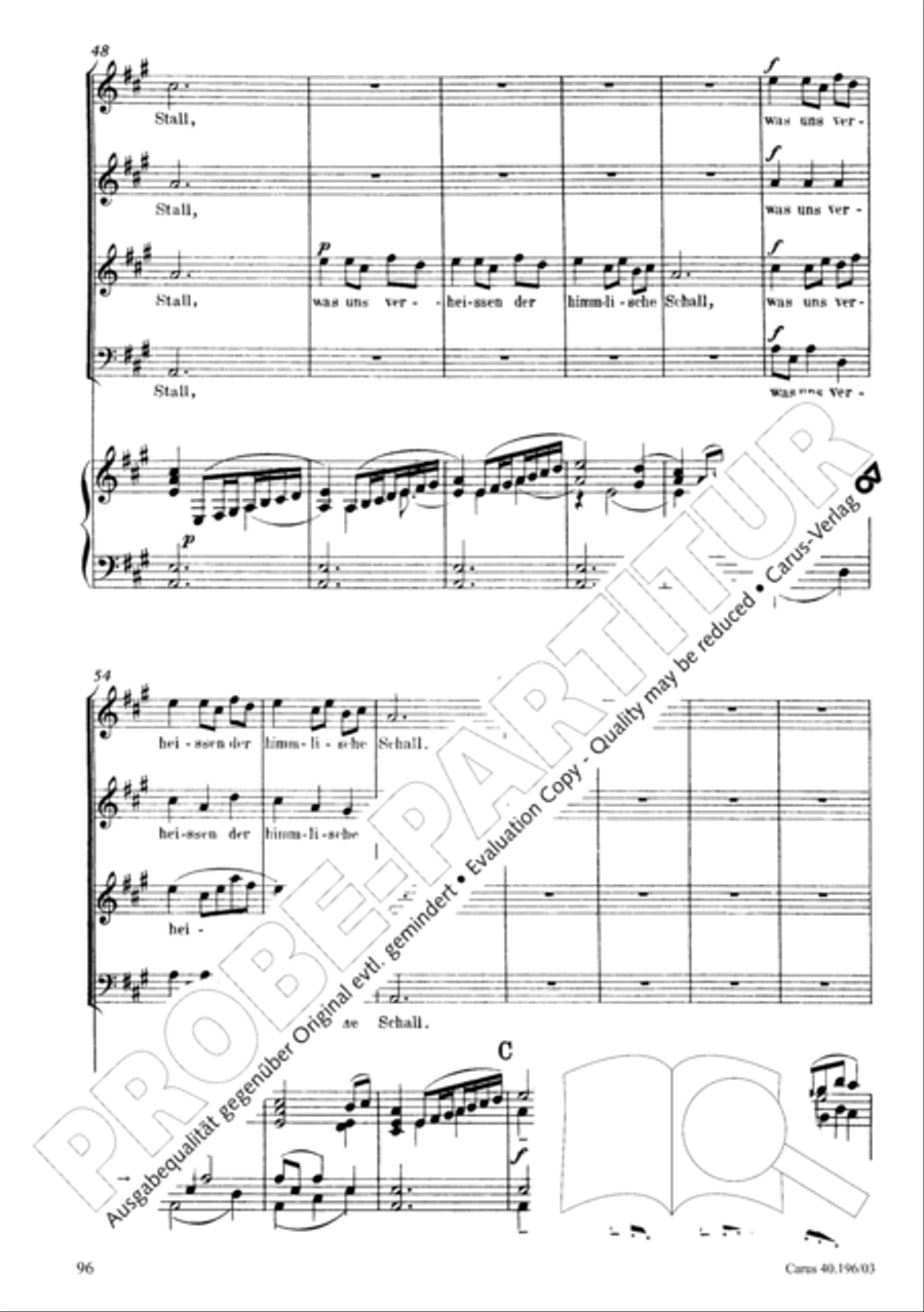 Die Geburt Christi SSA scores gallery preview page 97