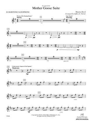 Mother Goose Suite: E-flat Baritone Saxophone