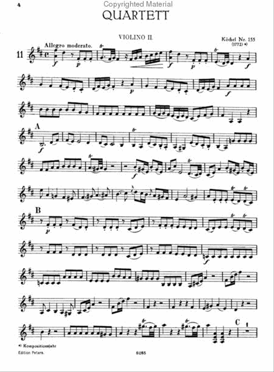 String Quartets, Volume 2 String Quartet scores gallery preview page 5
