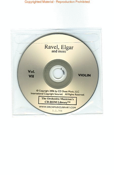 Ravel, Elgar and More - Volume VII (Violin 1-2)