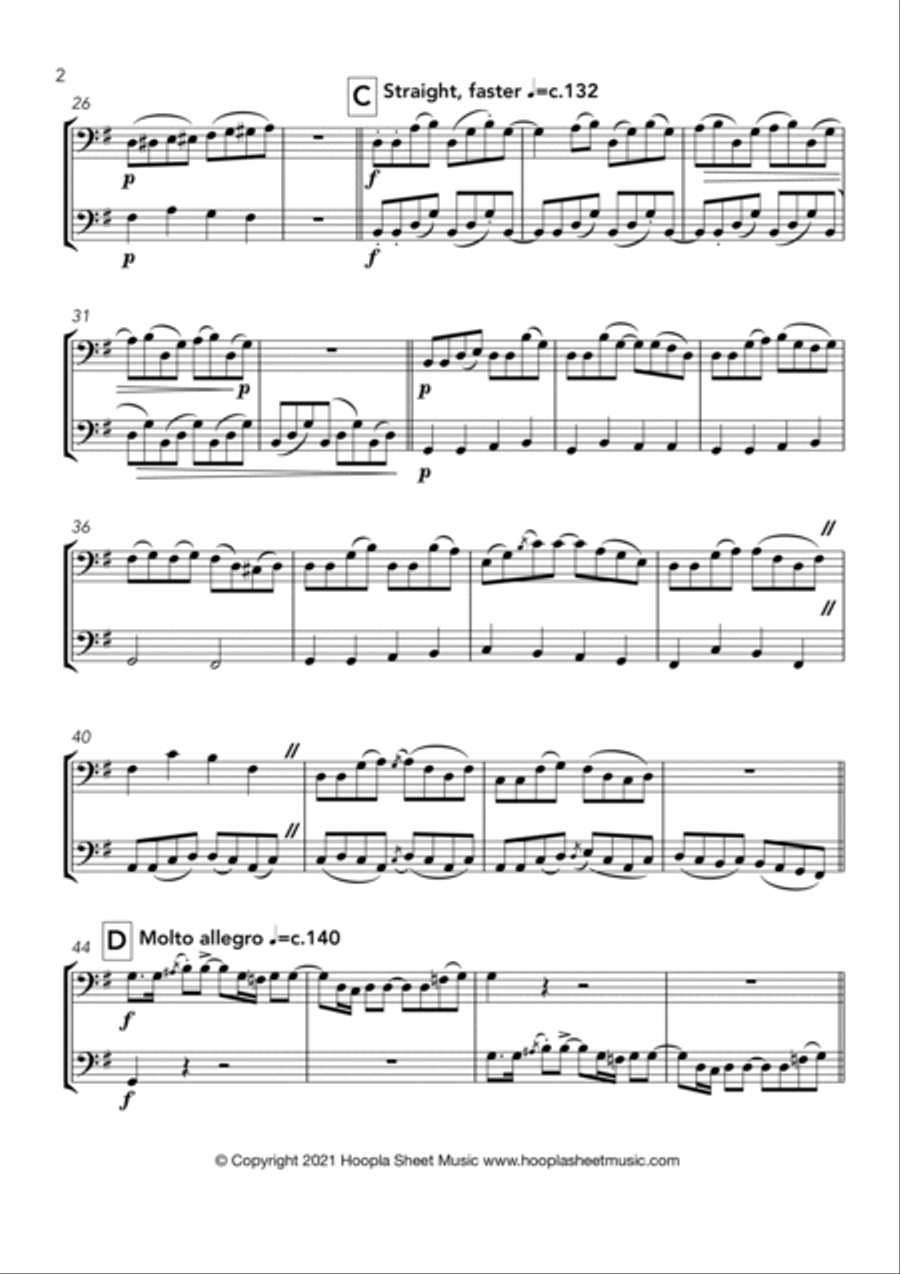 Yankee Doodle Doodles String Duet scores gallery preview page 2