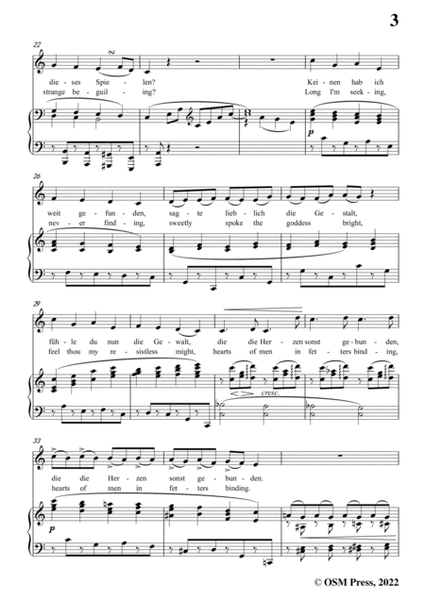 Brahms-Liebe kam aus fernen Landen,Op.33 No.4 in C Major