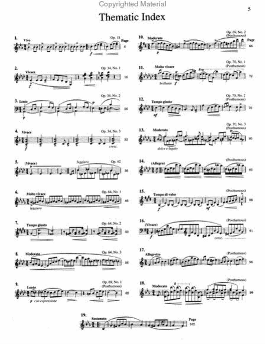 Waltzes (Complete) Piano Solo scores gallery preview page 2