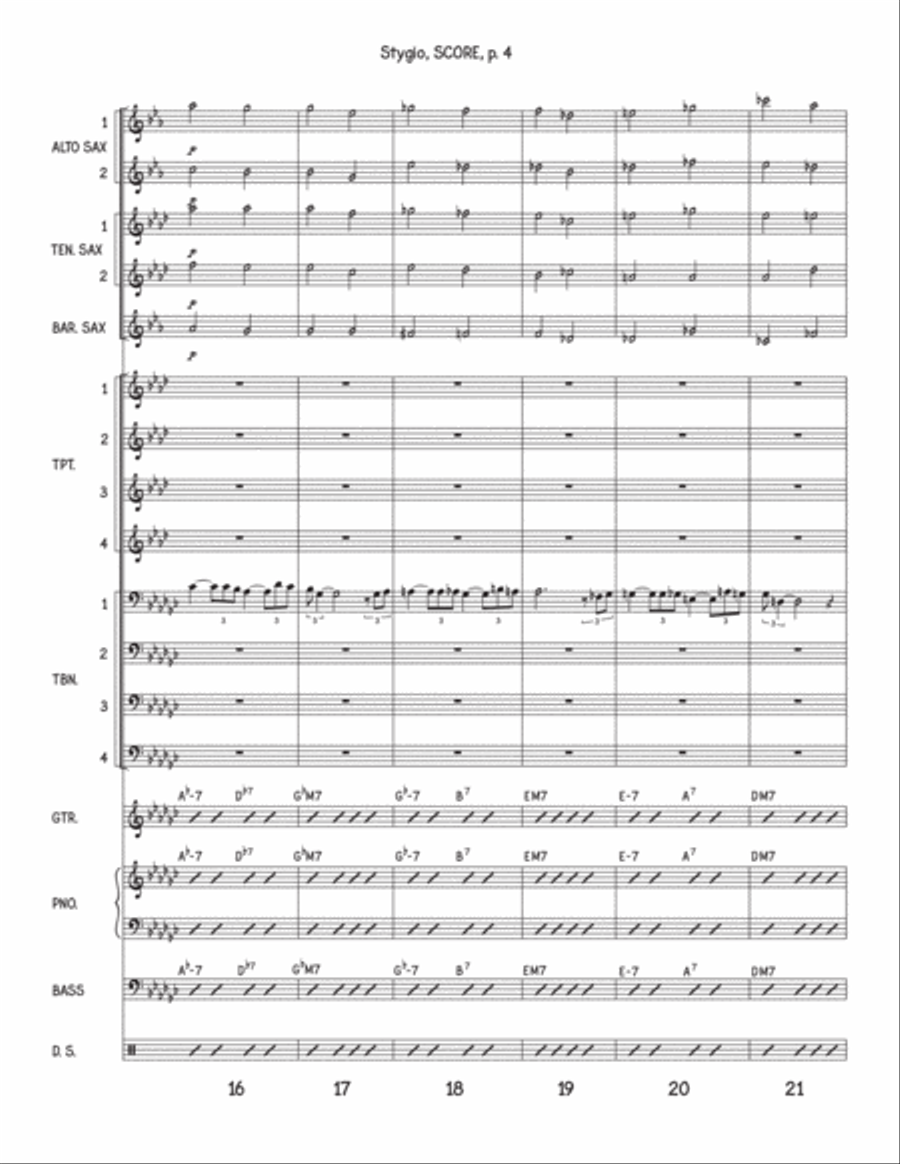 Stygio Jazz Ensemble scores gallery preview page 4