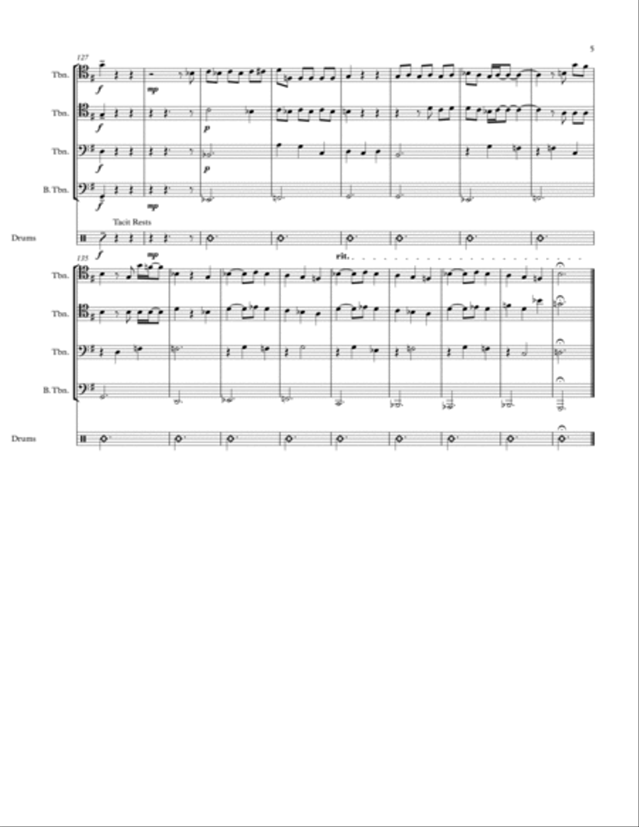 Kiss From A Rose Trombone scores gallery preview page 5