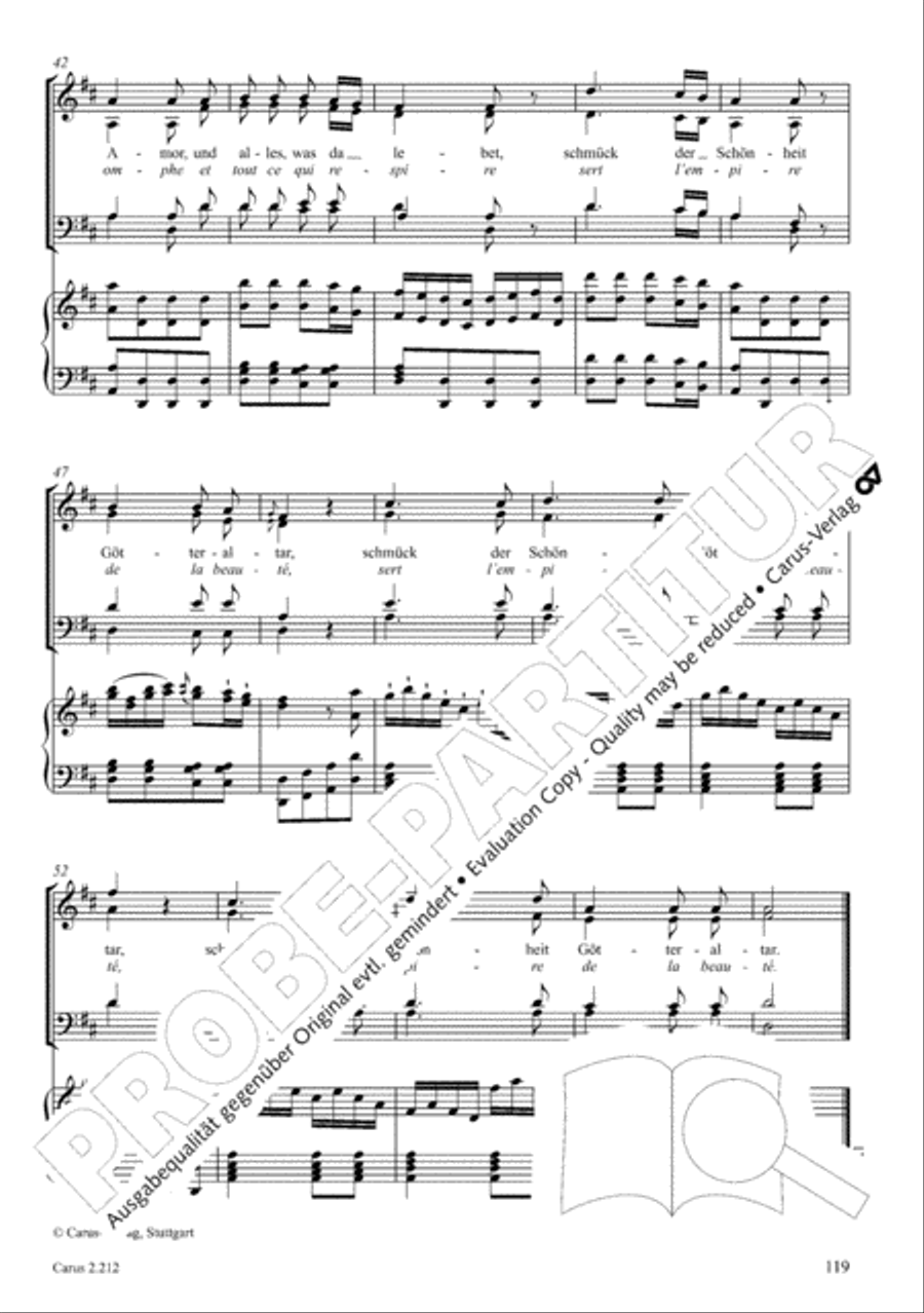 Love songs. Choral collection with CD 4-Part scores gallery preview page 101