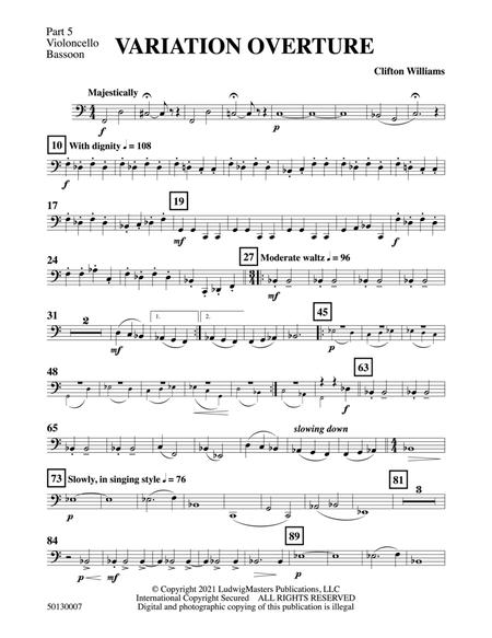 Variation Overture: Part 5 - Violoncello / Bassoon