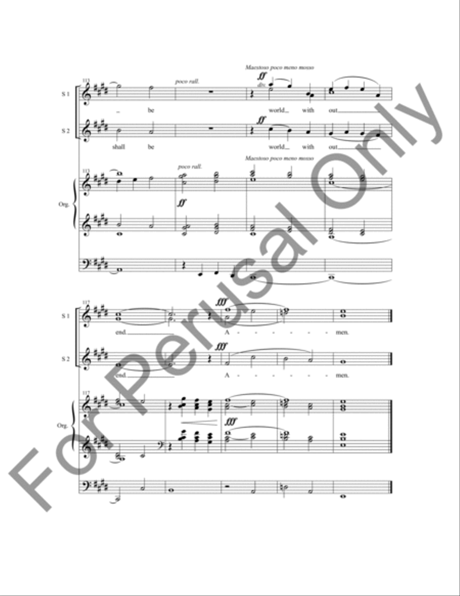 Magnificat and Nunc Dimittis in E SSA scores gallery preview page 13