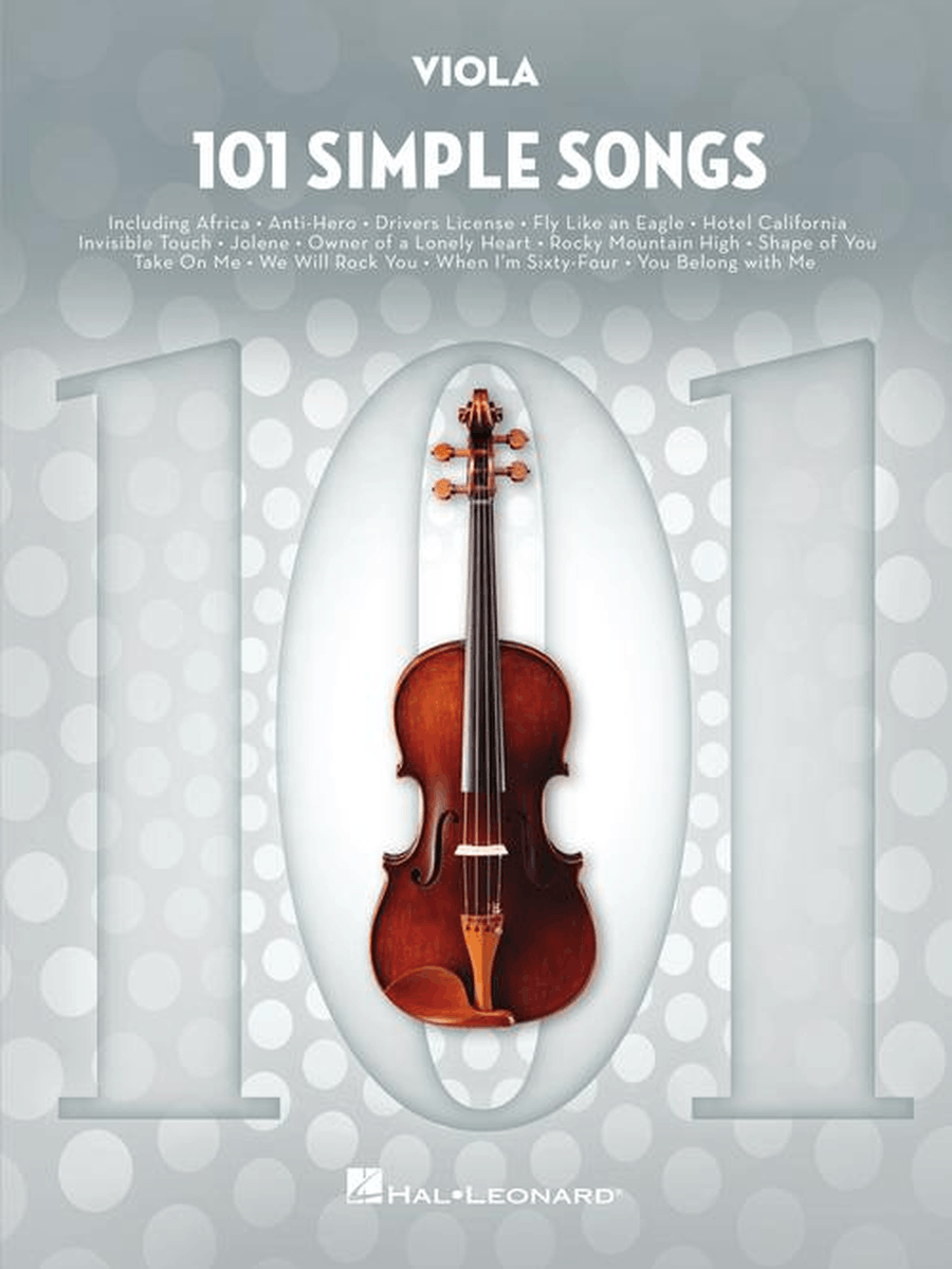101 Simple Songs Viola Solo scores gallery preview page 2