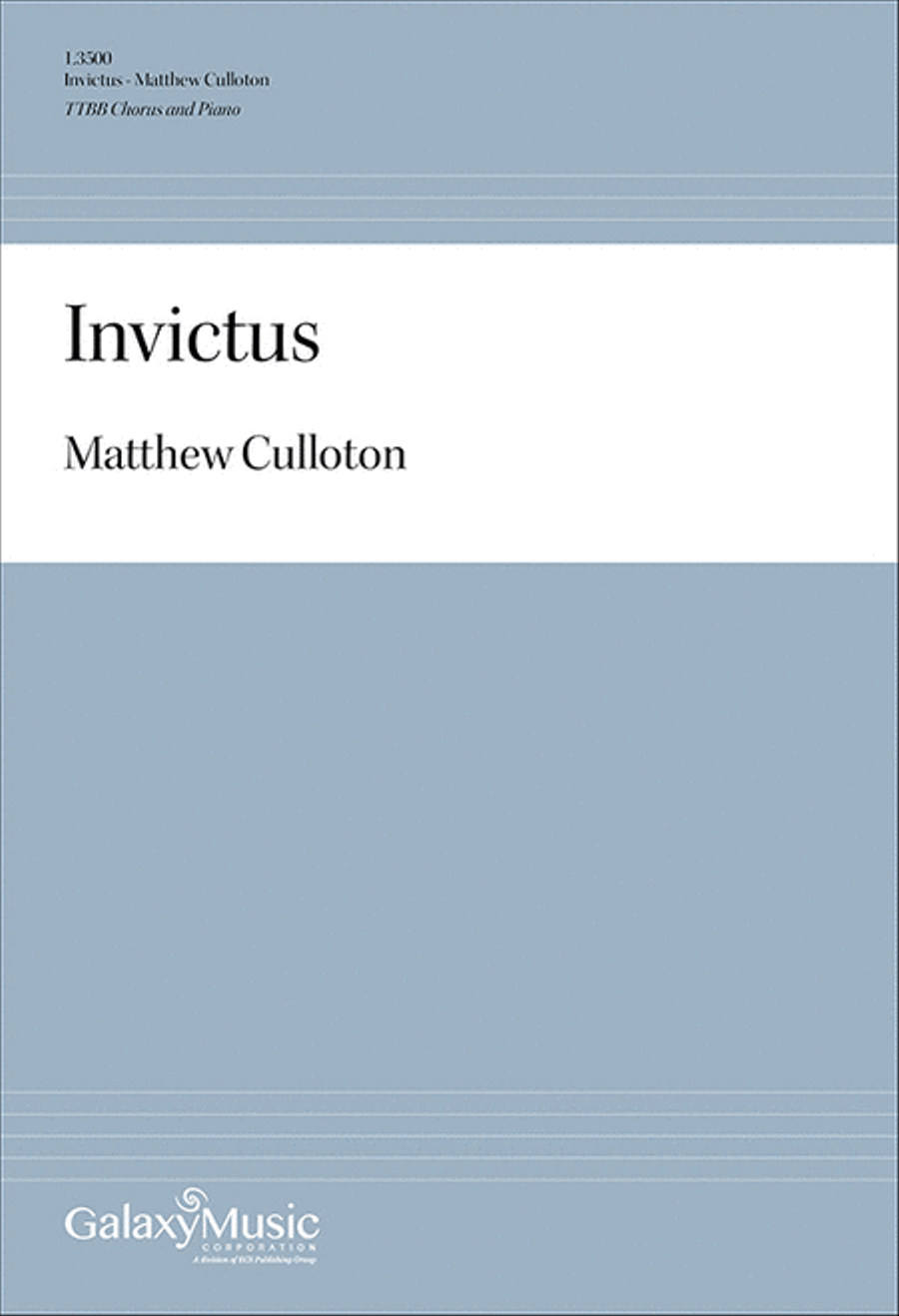 Invictus TTBB scores gallery preview page 1