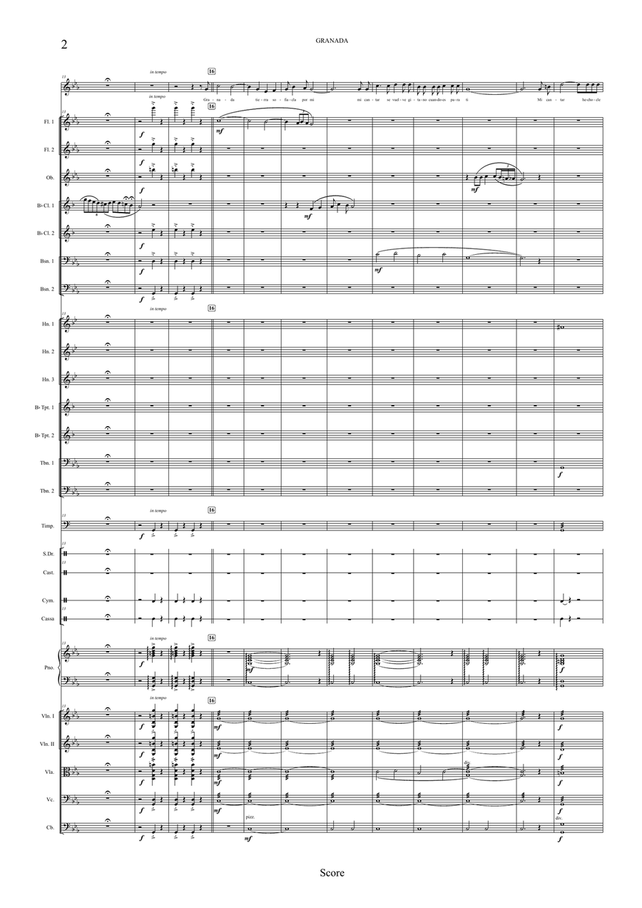 Granada Full Orchestra scores gallery preview page 2