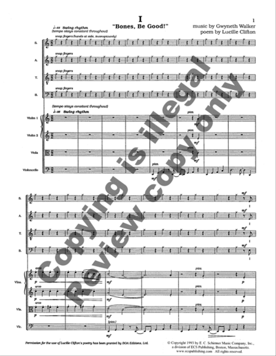 Dreams and Dances (Full Score) Choir scores gallery preview page 9
