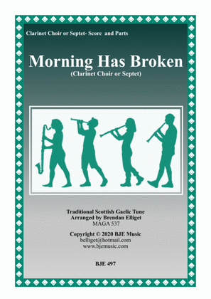Book cover for Morning Has Broken - Clarinet Choir