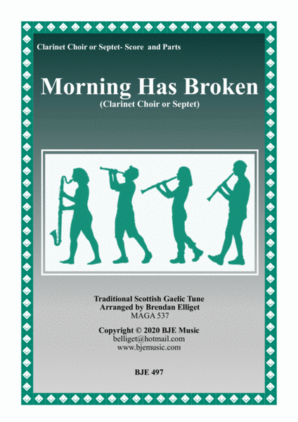 Morning Has Broken - Clarinet Choir image number null