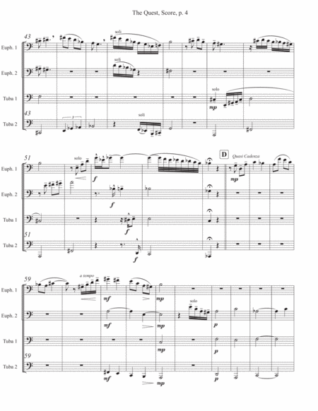 The Quest for Tuba/Euphonium Quartet image number null