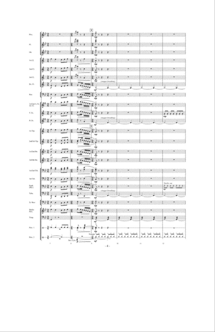 Moonscape Moonscape Concert Band scores gallery preview page 3