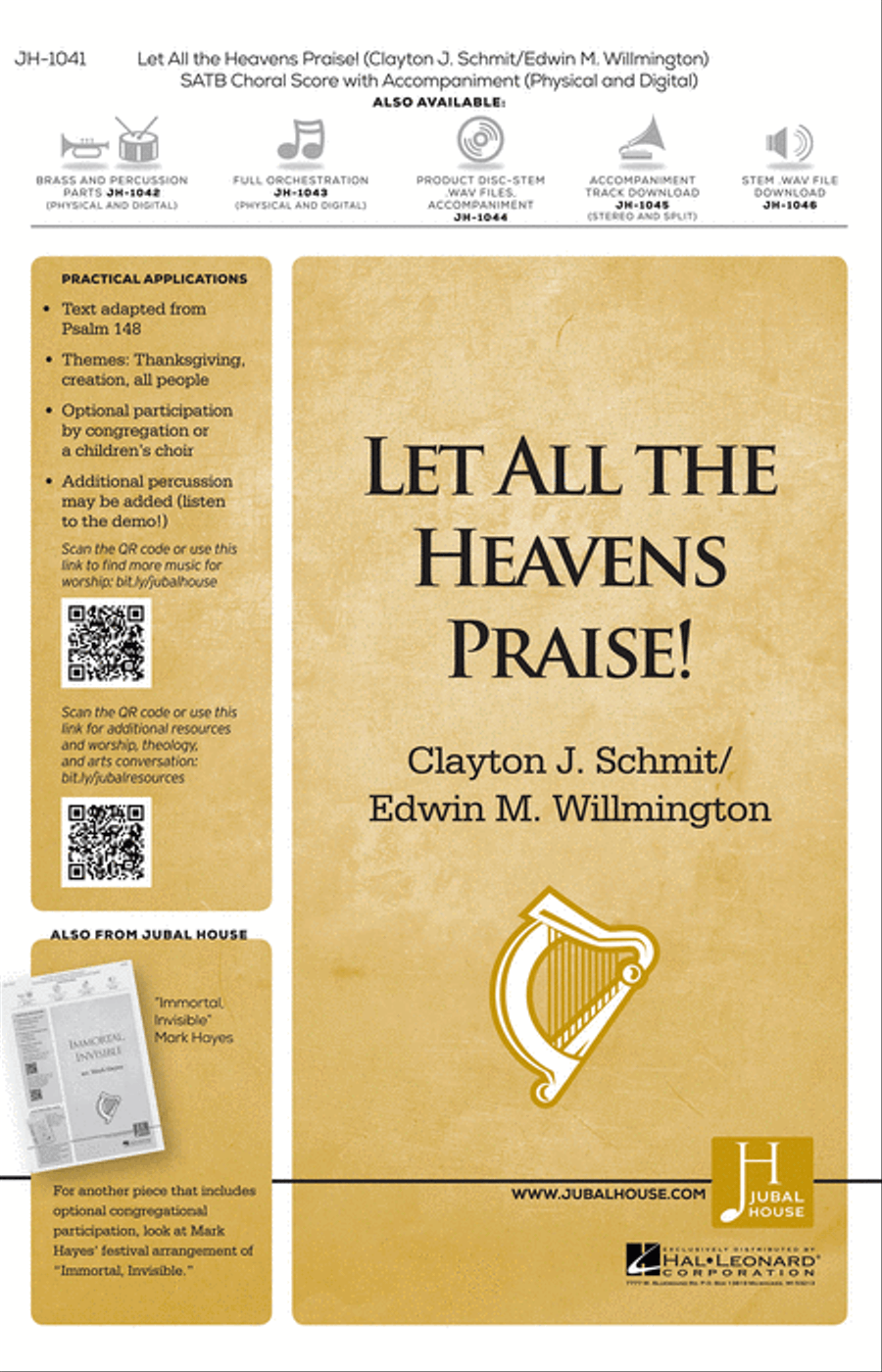 Let All the Heavens Praise! Choir scores gallery preview page 1