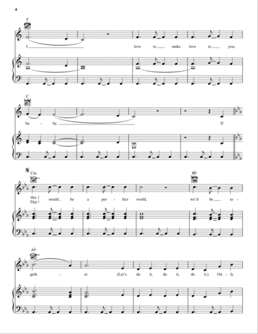 Dance Again (feat. Pitbull) Piano, Vocal, Guitar scores gallery preview page 4