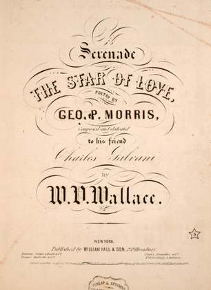Book cover for Serenade. The Star of Love
