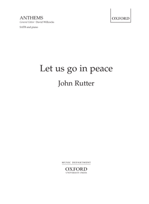 Book cover for Let us go in peace