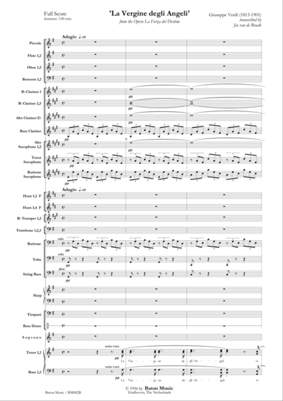 La Vergini degli Angeli Men's Choir scores gallery preview page 2