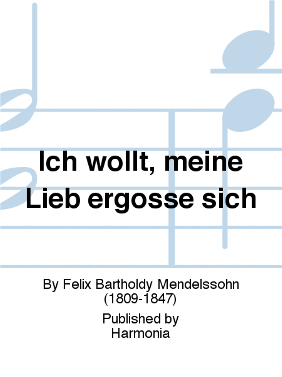 Ich wollt, meine Lieb ergösse sich SA scores gallery preview page 1