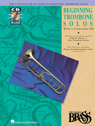 Book cover for The Canadian Brass Book of Beginning Trombone Solos