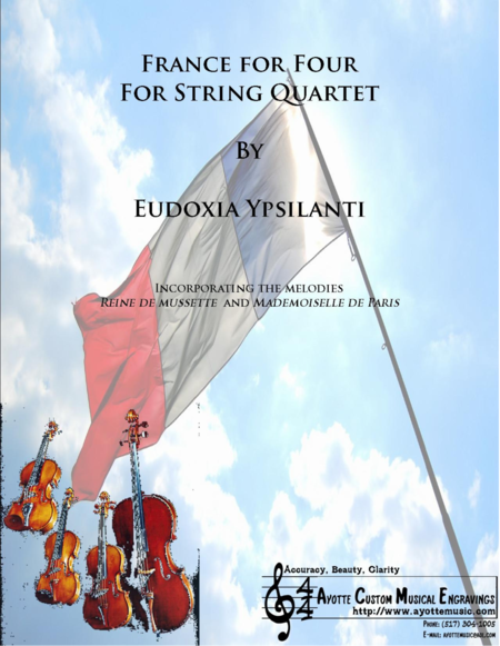 France for Four (String Quartet) by Eudoxia Ypsilanti image number null
