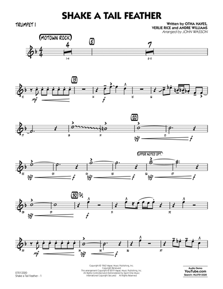 Shake a Tail Feather (arr. John Wasson) - Trumpet 1
