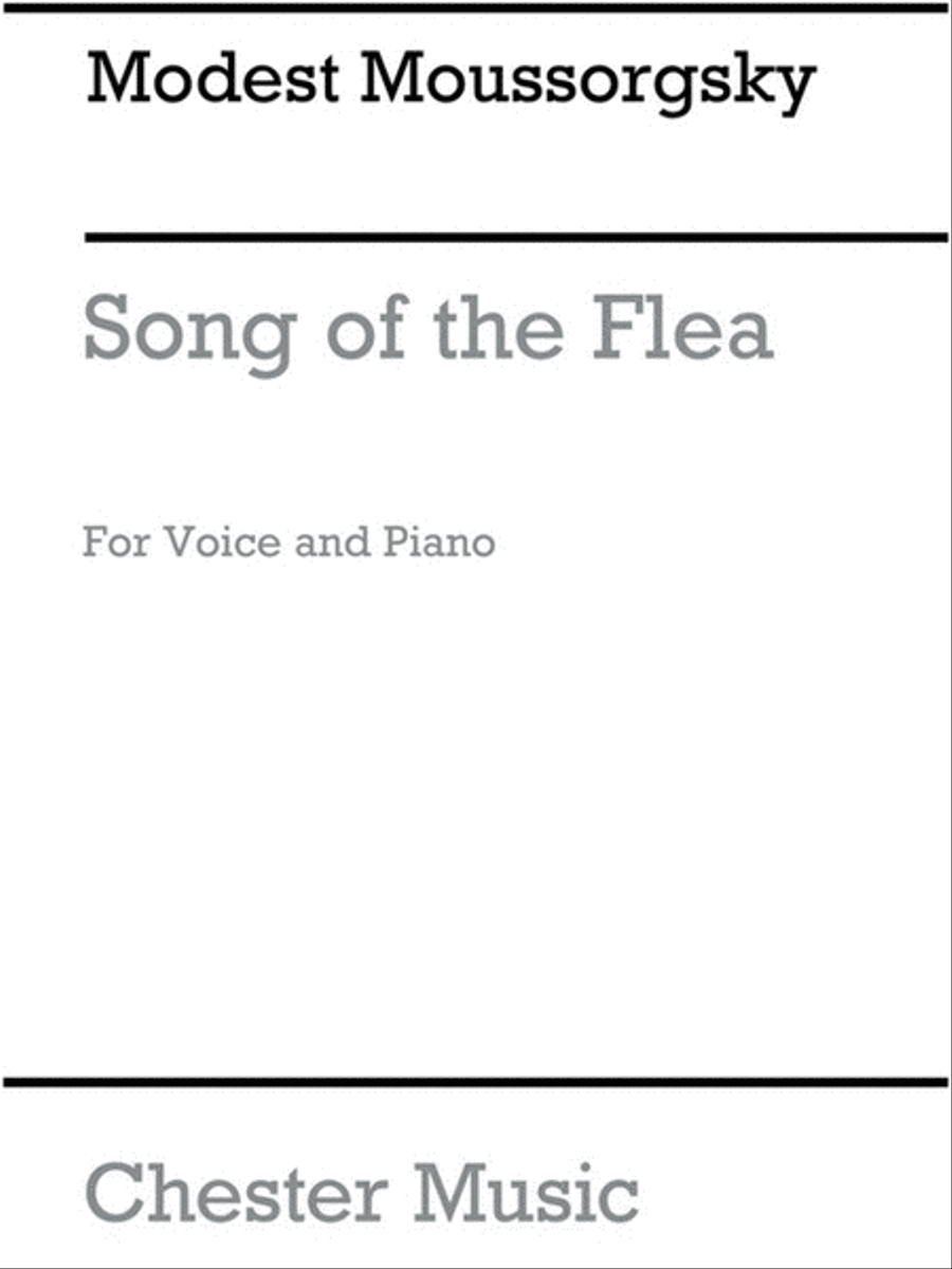 Moussorgsky - Song Of The Flea Baritone/Piano Baritone Voice scores gallery preview page 1