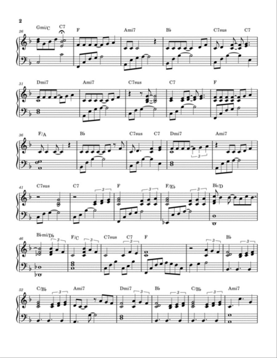 Part Of Your World Part Of Your World Piano Solo scores gallery preview page 2