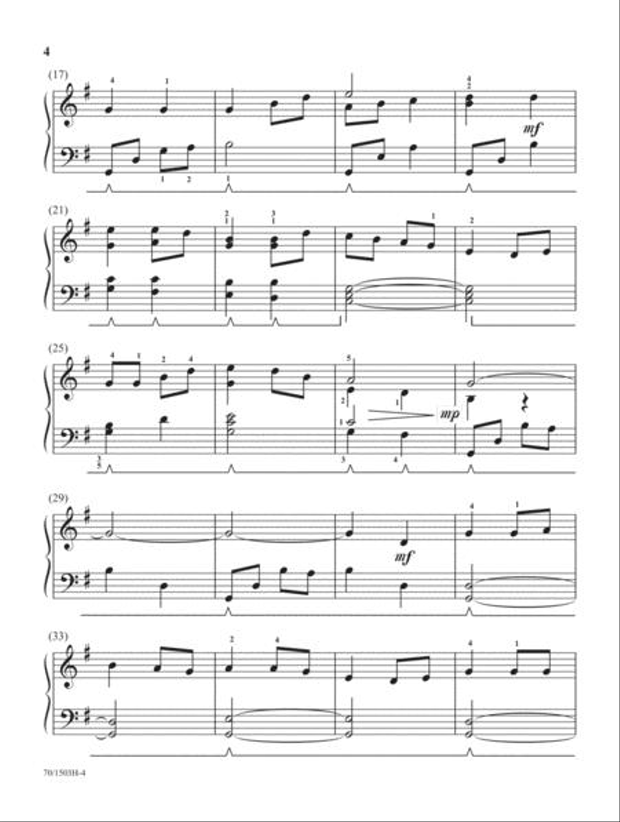 Folk Songs 'n Favorites at Your Fingertips - Book 3 Piano Solo scores gallery preview page 4