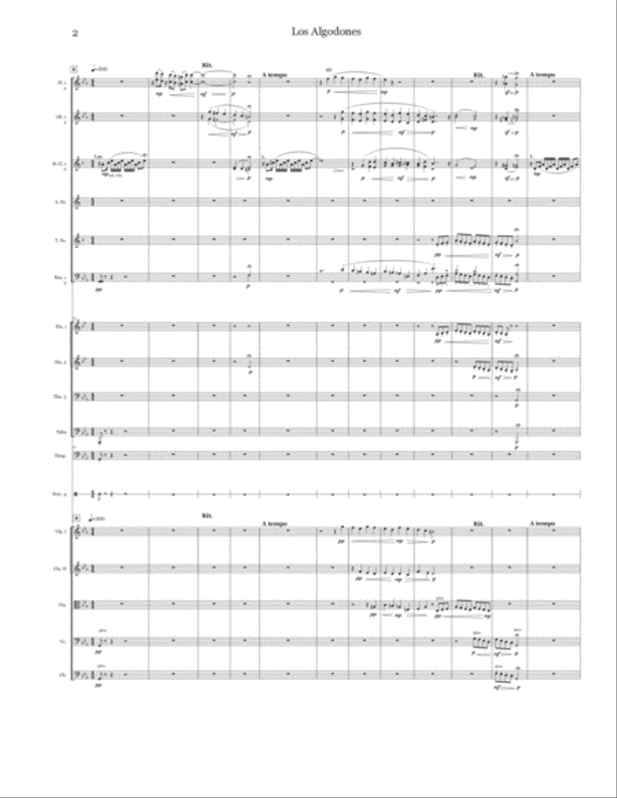 Los Algodones Full Orchestra scores gallery preview page 3