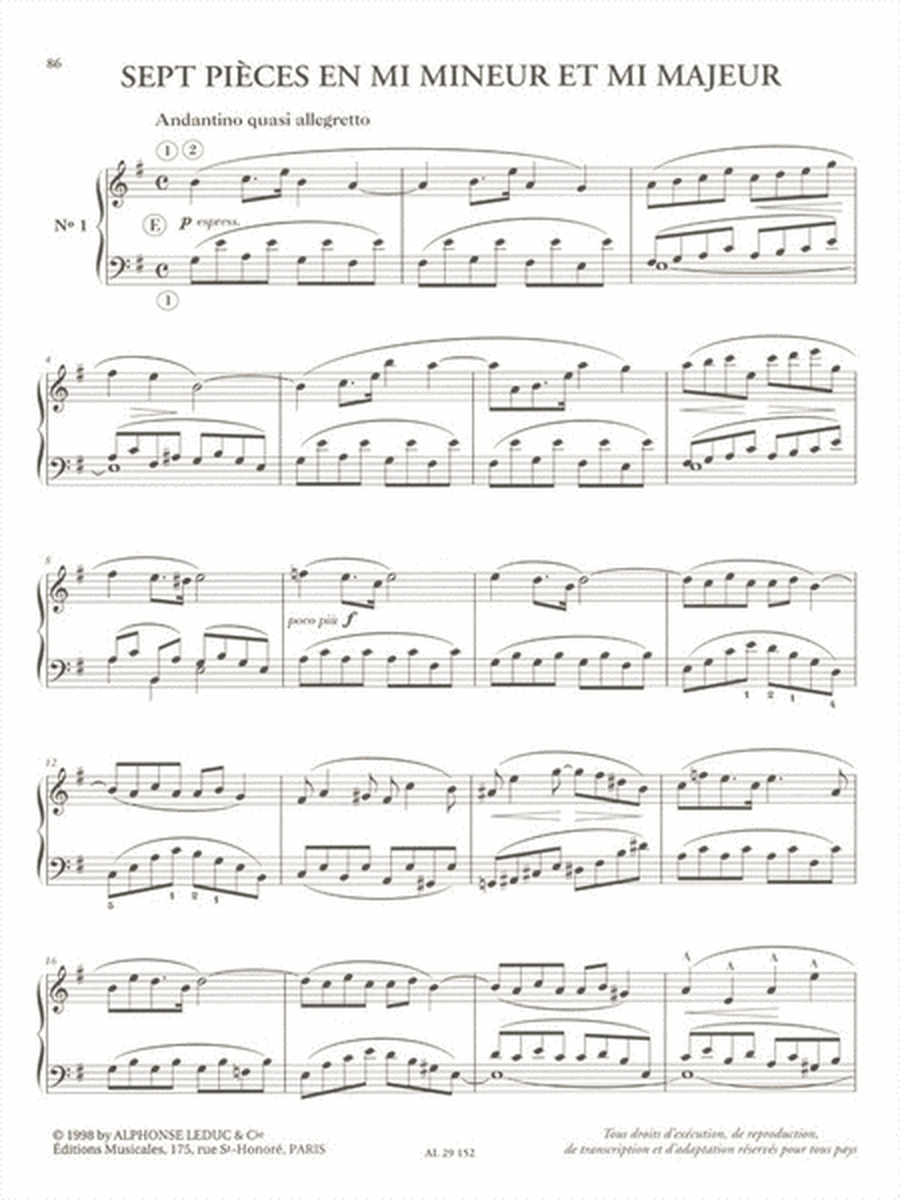 L'oeuvre Pour Harmonium Vol.2 (musica Gallica) (organ)