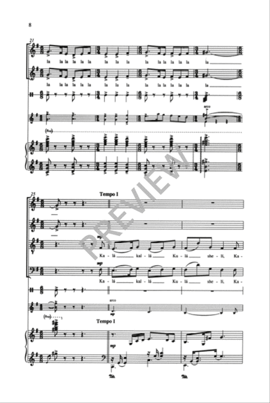 Five Hebrew Love Songs Five Hebrew Love Songs Choir scores gallery preview page 7