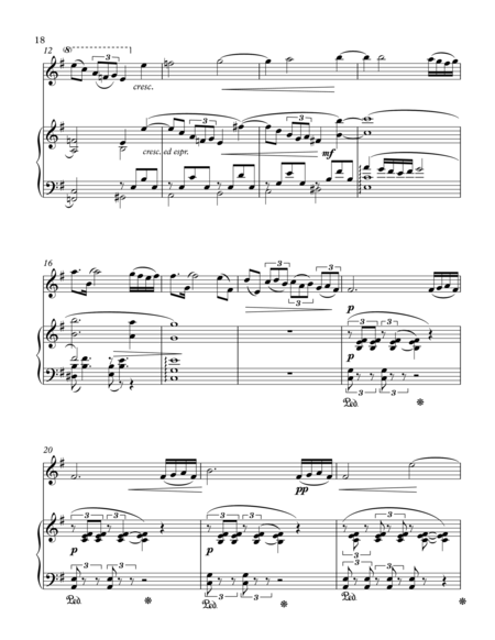 Barber-Concerto Op. 14  for violin (flute) and piano