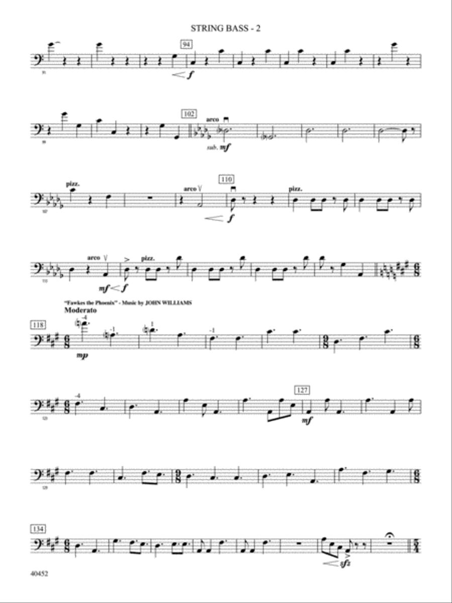 The Complete Harry Potter: String Bass Full Orchestra scores gallery preview page 2