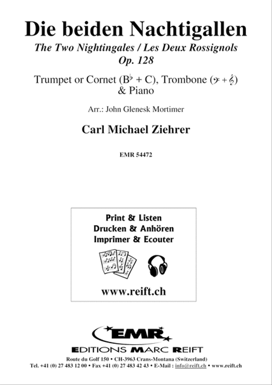 Die beiden Nachtigallen Cornet scores gallery preview page 2