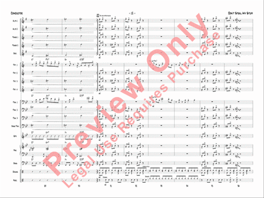 Don't Steal My Stuff Don't Steal My Stuff Jazz Ensemble scores gallery preview page 15