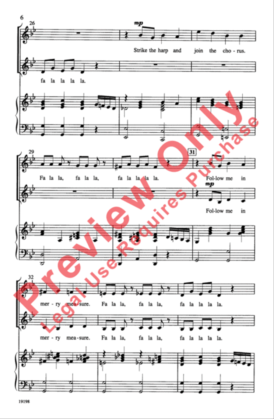 Deck the Nutcracker Hall 2-Part scores gallery preview page 15