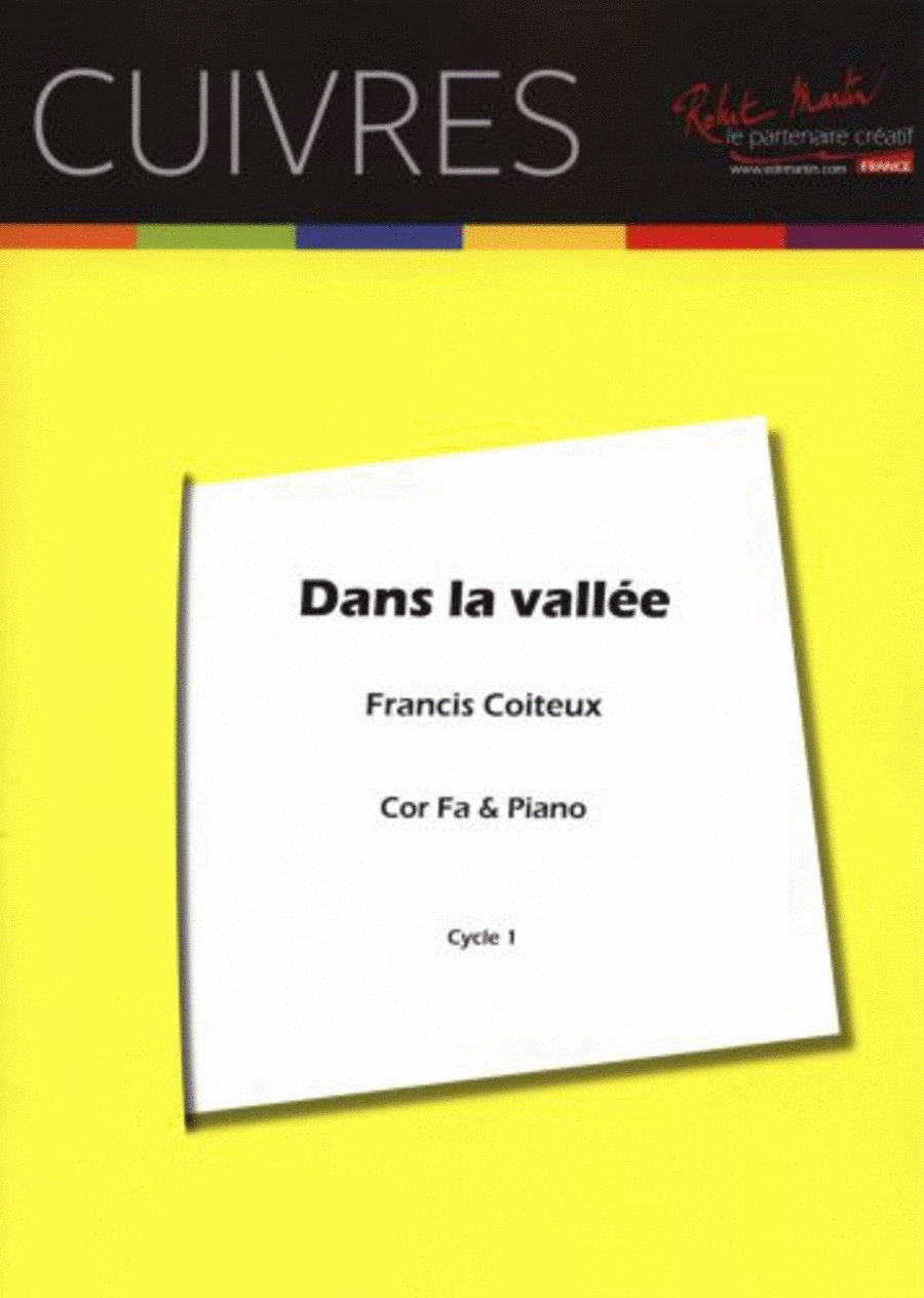 Dans la vallée Dans la vallée Horn scores gallery preview page 1