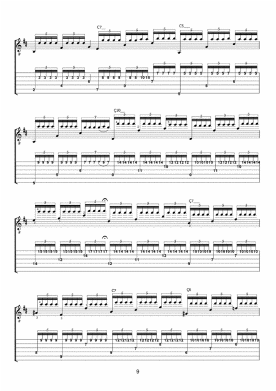 Manuel (Taranta) from 'Suite de Flamenco' for Guitar Solo Classical Guitar scores gallery preview page 4