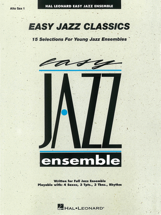 Book cover for Easy Jazz Classics – Alto Sax 1